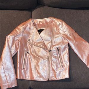Faux leather jacket